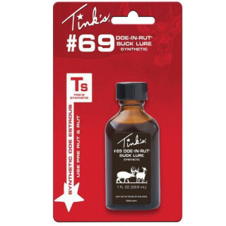 Tink's #69 Synthetic Doe Estrus Urine Buck Lure Scent 1 Ounce W5256