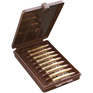 MTM Case-Gard Small/Medium Rifle Ammo Wallet 9 Rounds Brown
