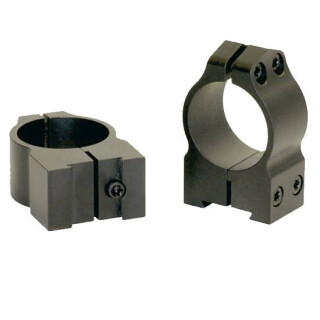 Warne Maxima CZ 550/557 Fixed Scope Rings 30mm Medium Height Aluminum Matte Black Finish
