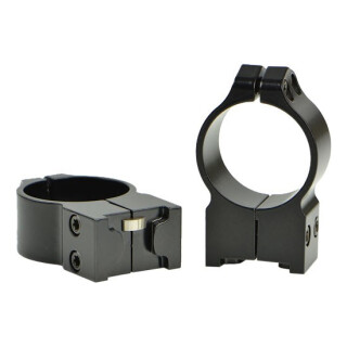 Warne Rings For Ruger M77/Hawkeye/ Sup. Redhawk High Height 30mm Diameter Matte Finish Black 15R7M