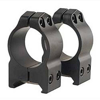 Warne Maxima Fixed Attach Weaver/Picatinny Style Scope Ring 1" Tube Extra High Height Matte Black Finish 203M