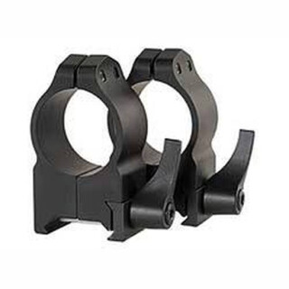 Warne Maxima Quick Detach Weaver/Picatinny Style Scope Ring 30mm Tube Ultra High Height Matte Black Finish 217LM