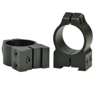 Warne Maxima CZ 527 Fixed Mount 1" High Matte Finish Black 2B1M