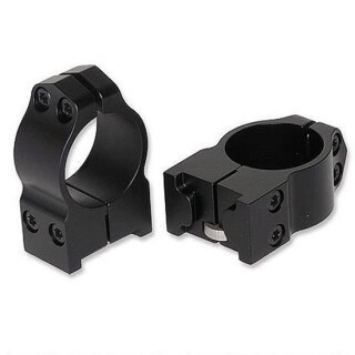 Warne Rings For Ruger No. 1, Mini 14 and Blackhawk 1" Ruger High Matte Finish Black 2RM