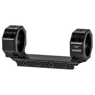 Warne Skyline Precision One Piece Scope Mount 30mm Tube Diameter Ultra High Ring Height/MSR/AR-15 Compatible 7075-T6 Billet Aluminum Matte Black Finish