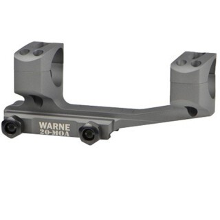 Warne X-Skel Scope Mount 20 MOA 1" Aluminum Tactical Gray