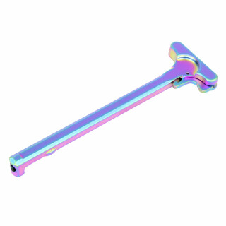 Guntec AR-15 Charging Handle Rainbow PVD