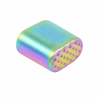 Guntec AR-15 Extended Magazine Release Button Rainbow PVD