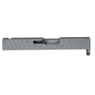 Grey Ghost Precision SPG-43 V1 Stripped Slide fits Glock 43 Models Machined 17-4 Stainless Steel DLC Coated Grey