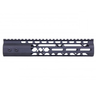 GunTec Air Lite Free Float 10" AR15 M-Lok Handguard Black 