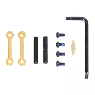 Guntec USA AR-15 Anti-Rotation Trigger/Hammer Pin Set Anodized Gold