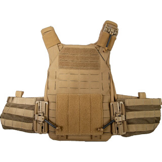 Grey Ghost Gear SMC Plate Carrier Laminate 10"x12" Plate Compatible MOLLE/PALS Webbing Coyote Brown