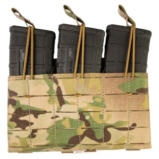 Grey Ghost Gear Compact Triple Magazine Panel 5.56 NATO Laminate MOLLE/Pals Compatible MultiCam