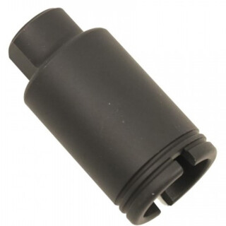 Guntec AR-15 Micro Slim Flash Can 5.56 NATO/.223 Caliber 1/2x28 Threads Aluminum Anodized Black