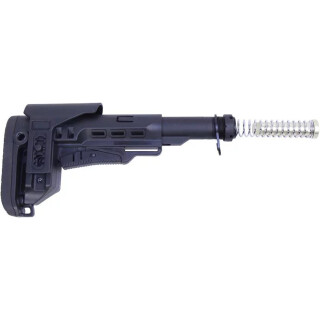 Guntec USA AR-15 M.C.S Stock Kit, Adjustable Cheek Riser, Black