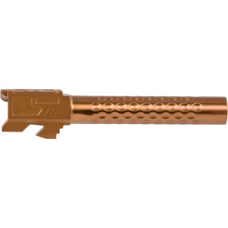 ZEV Technologies Optimized Match Barrel For Glock 17 Gen 1-4 DLC Bronze