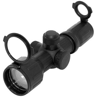 NcSTAR 3-9x42 Rubber Tactical Series Compact Riflescope Red/Green Illuminated P4 Sniper Reticle 1/2 MOA Rubber Coated Exterior SEECR3942R