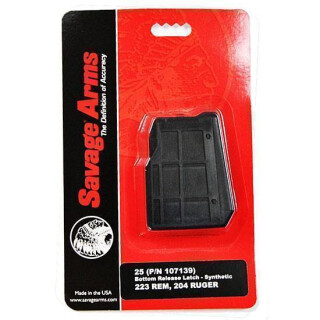 Savage Model 25 4 Round Magazine .22 Hornet Black