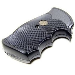 Pachmayr Gripper Grip Colt I Frame, Official Match, Python, Official Police, Trooper Revolvers Finger Grooves Rubber Black 02528