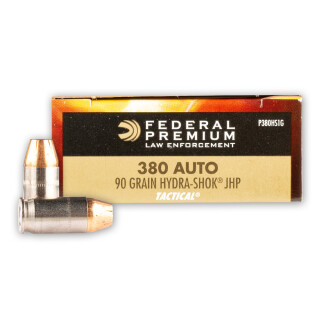Federal Personal Defense .380 ACP Ammunition 50 Rounds JHP 90 Grain