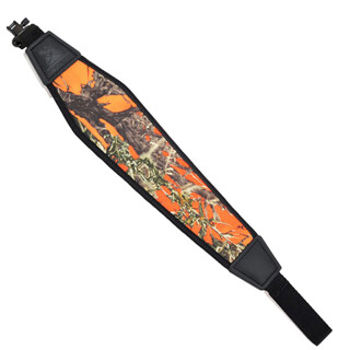 GrovTec Padded Rifle Sling With Swivels 48"x1" TrueTimber Blaze Orange