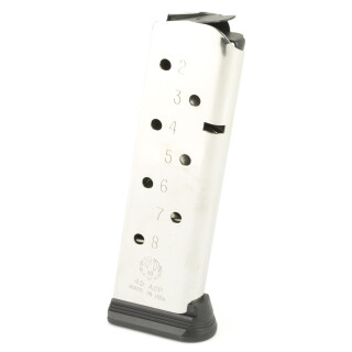Ruger SR1911 Magazine .45 ACP 8 Rounds Stainless Steel 90365