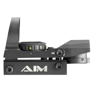 AIM Sports Red/Green Dot Sight 4 Reticle Patterns