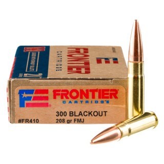 Hornady Frontier .300 AAC Blackout Ammunition 200 Rounds FMJ 208 Grains