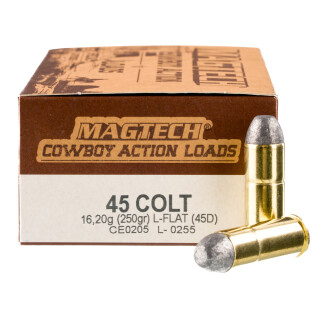 Magtech Cowboy Action .45 Long Colt Ammunition 50 Rounds LFN 250 Grain
