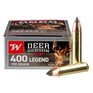 Winchester Deer Season XP .400 Legend Ammunition 20 Rounds Extreme Point 190 Grains