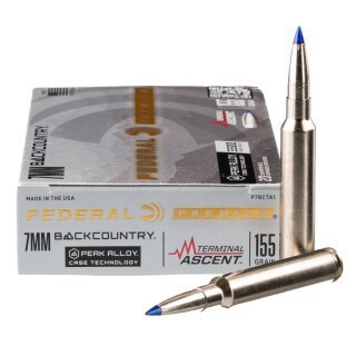 Federal 7mm Backcountry Ammunition 20 Rounds Terminal Ascent 155 Grains