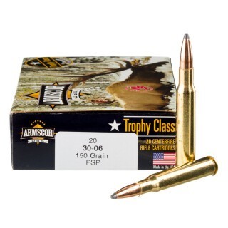 Armscor USA .30-06 Springfield Ammunition 20 Rounds PSP 150 Grains
