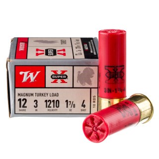 Winchester SuperX 12 Ga 3" #4 Copper Plate 10 Rounds