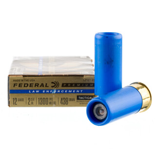 Federal Premium LE Hydra-Shok 12 Gauge Ammunition 5 Rounds 2-3/4" Rifled Slug