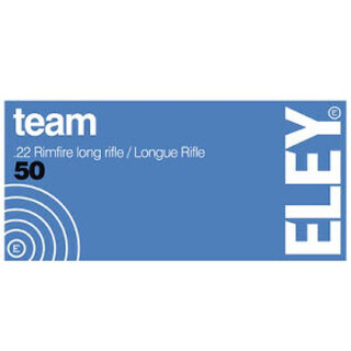 ELEY Team .22 Long Rifle Ammunition 50 Rounds LFN 40 Grain