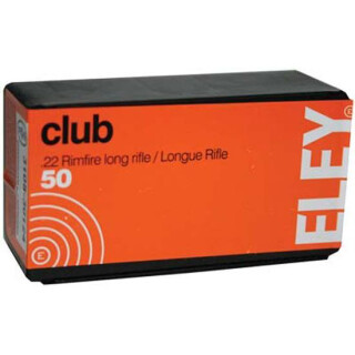 ELEY Club .22 Long Rifle Ammunition 50 Rounds LRN 40 Grain