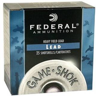 Federal Game-Shok 20 Ga 2.75" #4 Lead 1oz 25 Rounds