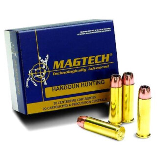 Ammo .500 S&W Magtech Revolver 275 Grain Solid Copper Hollow Point Bullet 1667 fps 20 Rounds 500Cv