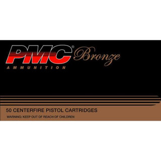 Ammo .357 Magnum PMC Bronze 125 Grain JHP Bullet 1450 fps 50 Rounds 357B