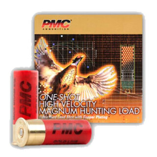 Ammo 12 Gauge PMC Gold Line High Velocity Pheasant Load 3" #6 Copper Plated Lead 1-5/8 Ounce 25 Round Box 1400 fps HV12M6