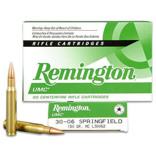 Remington UMC .30-06 SPRG 150 Grain FMJ 20 Round Box