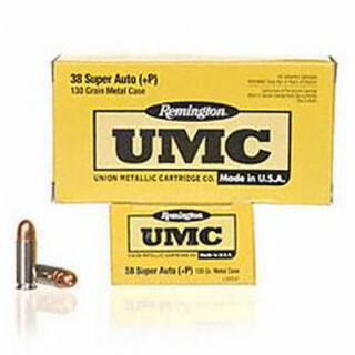 Remington UMC .38 Super+P 130 Grain FMJ 50 Round Box