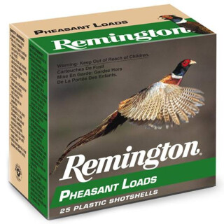 12 Gauge Remington Pheasant Load 2-3/4" #4 Lead 1-1/4 oz 1330 fps 25 Round Box PL124