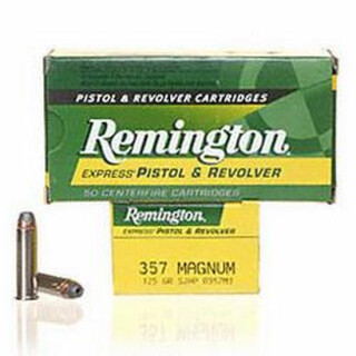Ammo .357 Magnum Remington Express 125 Grain JHP Bullet 1450 fps 50 Rounds R357M1