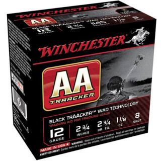 Winchester AA TrAAcker 12 Ga 2.75" #8 1.125 oz 25 Rounds