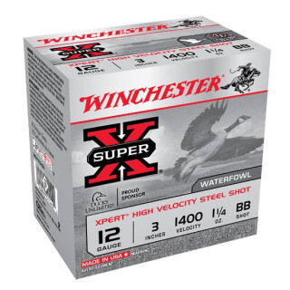 Winchester Super-X 12 Ga 3" BB Steel 1.25oz 25 Rounds