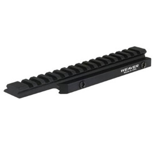 Weaver AR Flat Top Riser Rail Aircraft Grade Aluminum 99673