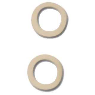GrovTec Swivel Stud Spacers White 48 Count