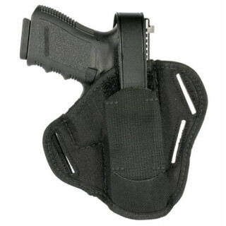BLACKHAWK! Ambidextrous Pancake Holster 3.25 to 3.75" Barrel Semi Autos Size 6 Nylon Black