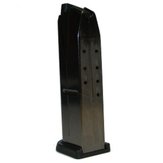FNH USA FNX-45 10 Round Magazine .45 ACP Black Polymer Flush Base Plate Stainless Steel Tumble Polished Finish